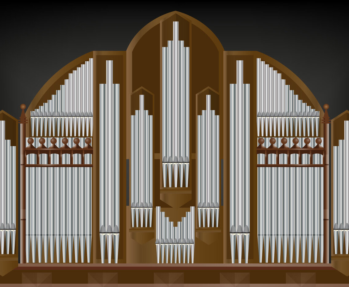Pipe Organ Vector