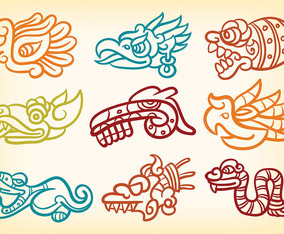 Free quetzalcoatl icons vector