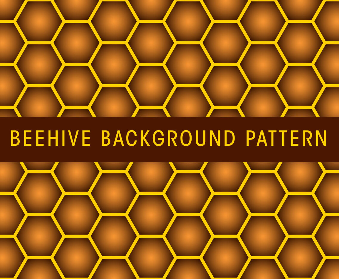 Beehive Background Pattern