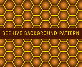 Beehive Background Pattern