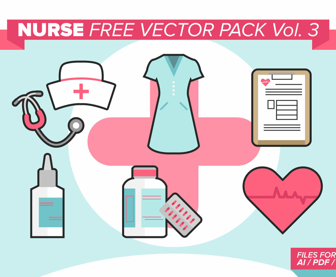 Nurse Free Vector Pack Vol. 3