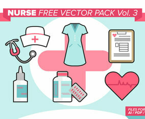 Nurse Free Vector Pack Vol. 3