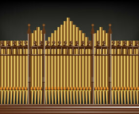 Pipe Organ Vector