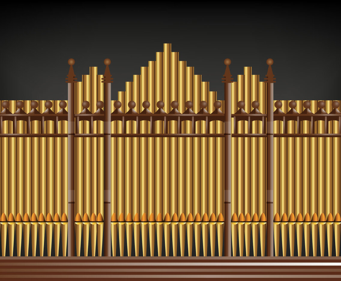 Pipe Organ Vector