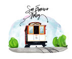Free San Francisco Trolley Vector