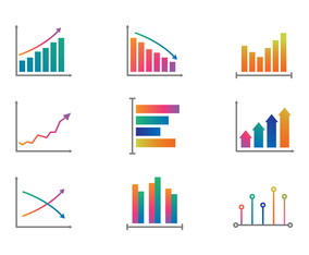 Free Color Graphs and Charts Vector