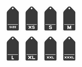 Free Cloth Size Label Pack