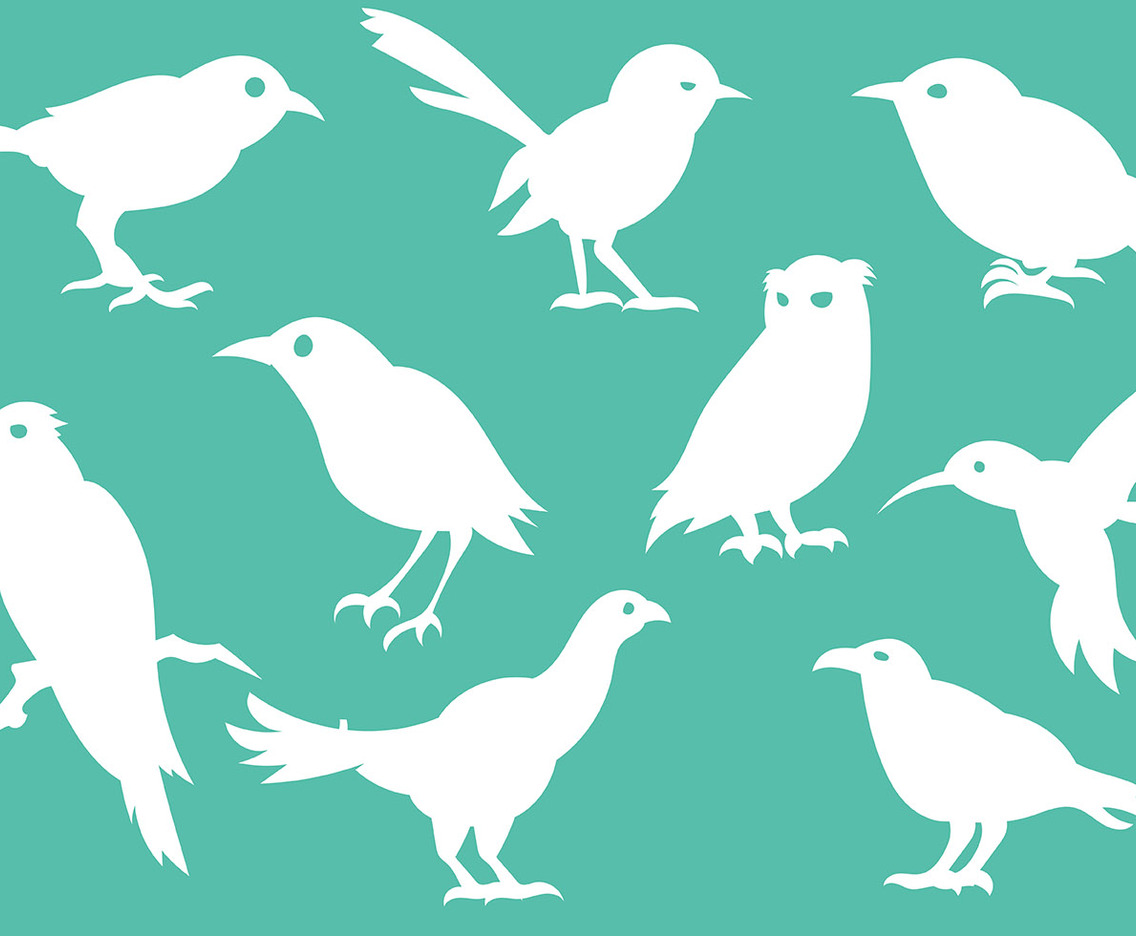 Free Bird Silhouette Icons Vector