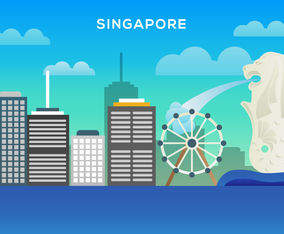 Free Singapore Illustration Vector