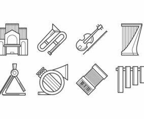 Free Music Instrument Icon Vector