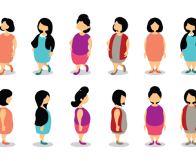 Plus Size Girls Cartoon