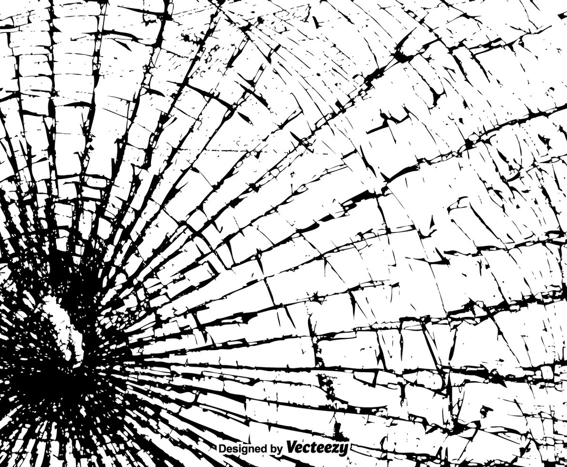 Free Vector Shattered Glass Texture