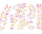 Vector Pink Floral Branches