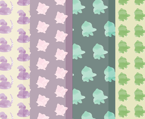 Vector Pokemon Patterns