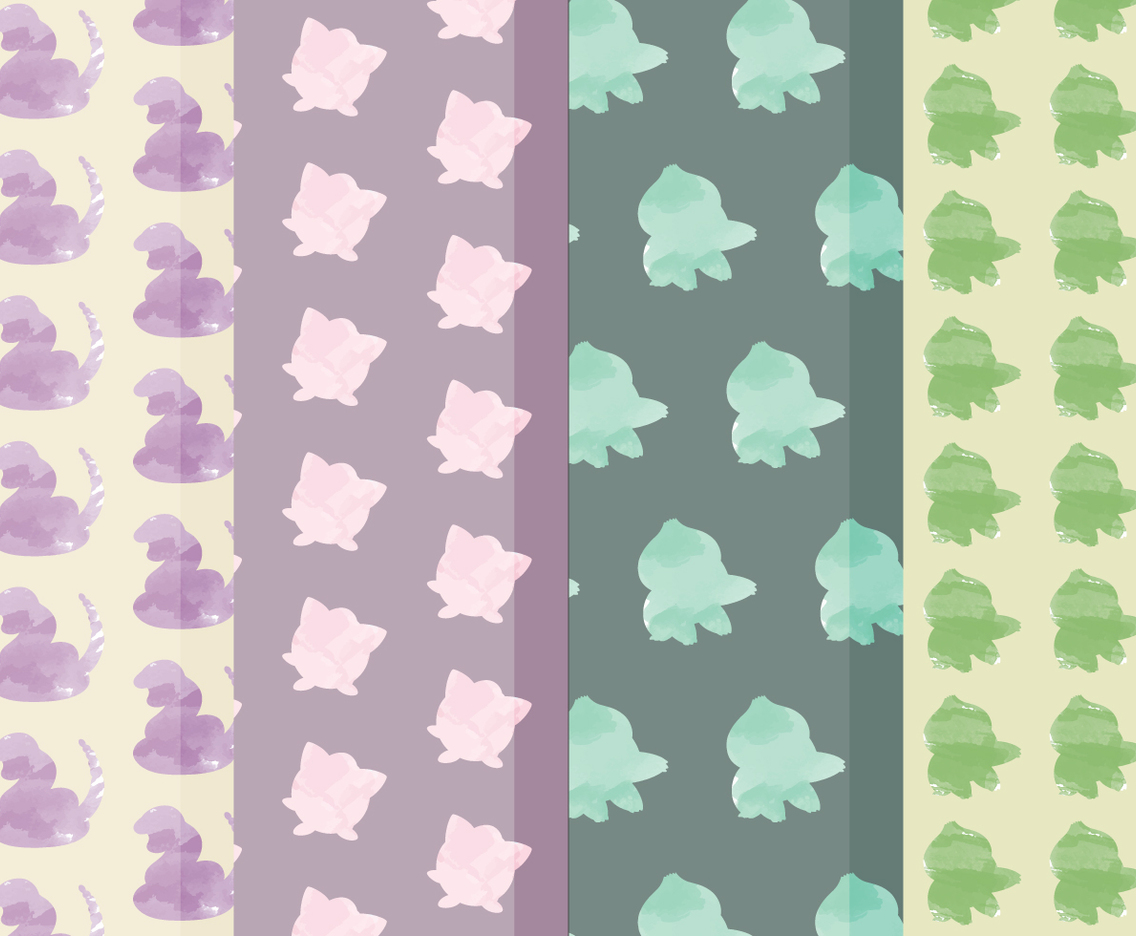 Vector Pokemon Patterns