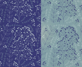 Vector Boho Floral Patterns