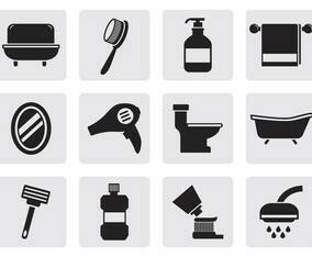 Free Bathroom Icons Vector