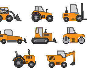 Skid Steer Vector