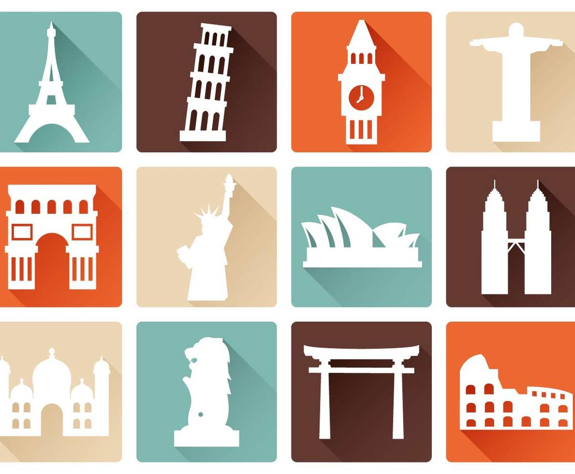 Free Landmark Icons Vector