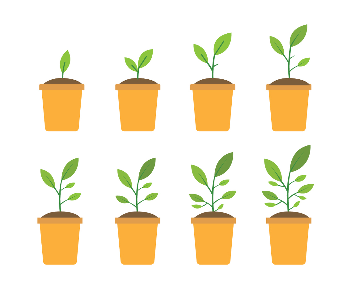 Free Grow Up Plant Icons