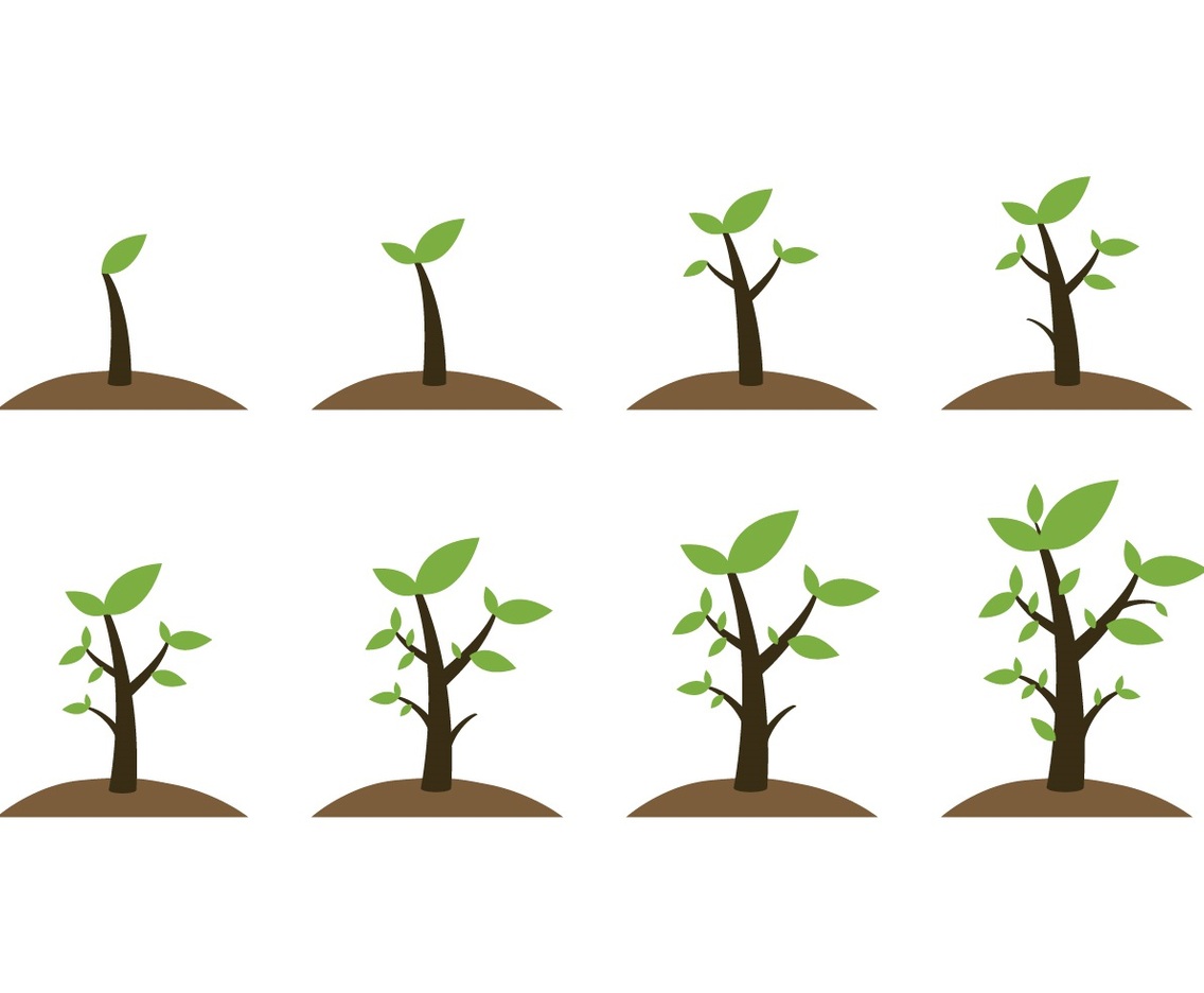 Free Grow Up Plant Icons