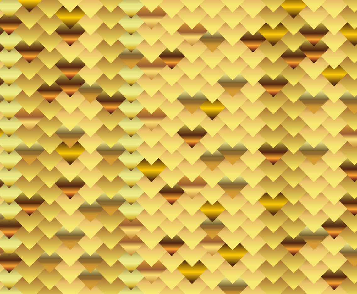 Chainmail Gold Background