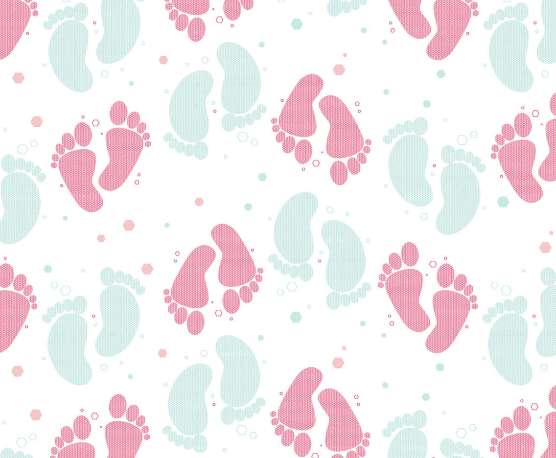 Baby Footprint Vector