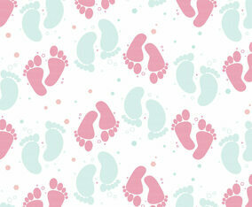 Baby Footprint Vector