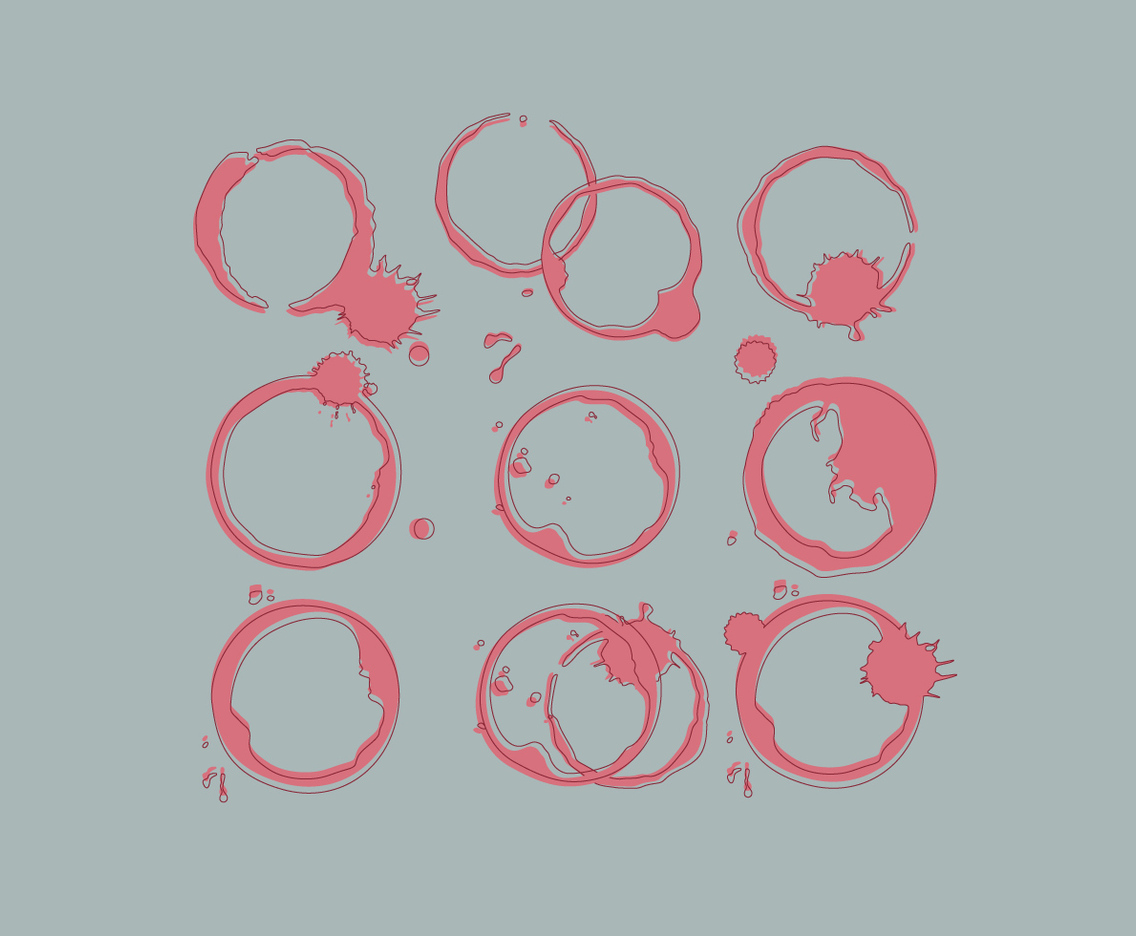 Wine Stain Vector