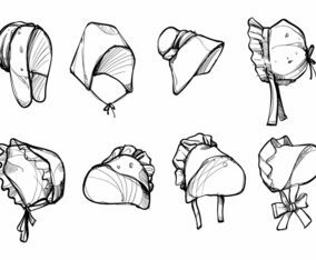Free Bonnet Hat vectors