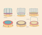 Trampoline Vector