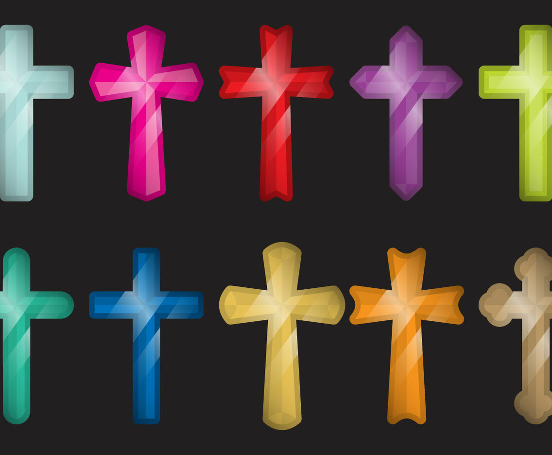 Colorful Crosses