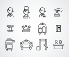 Concierge Pictogram Icons