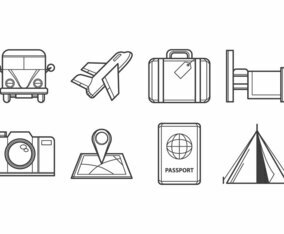 Free Travelling Icon Vector