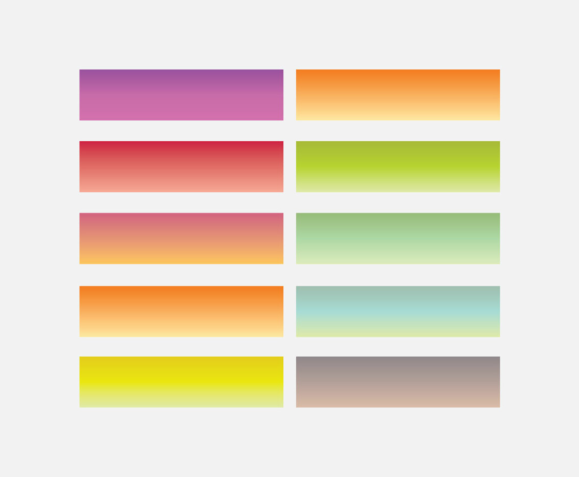 Webkit Linear Gradient Top Template Set