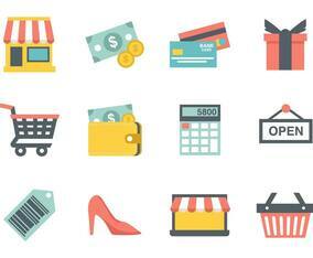 Free Shopping Icons Vector