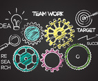 Free Team Work Concept Illustration Vector