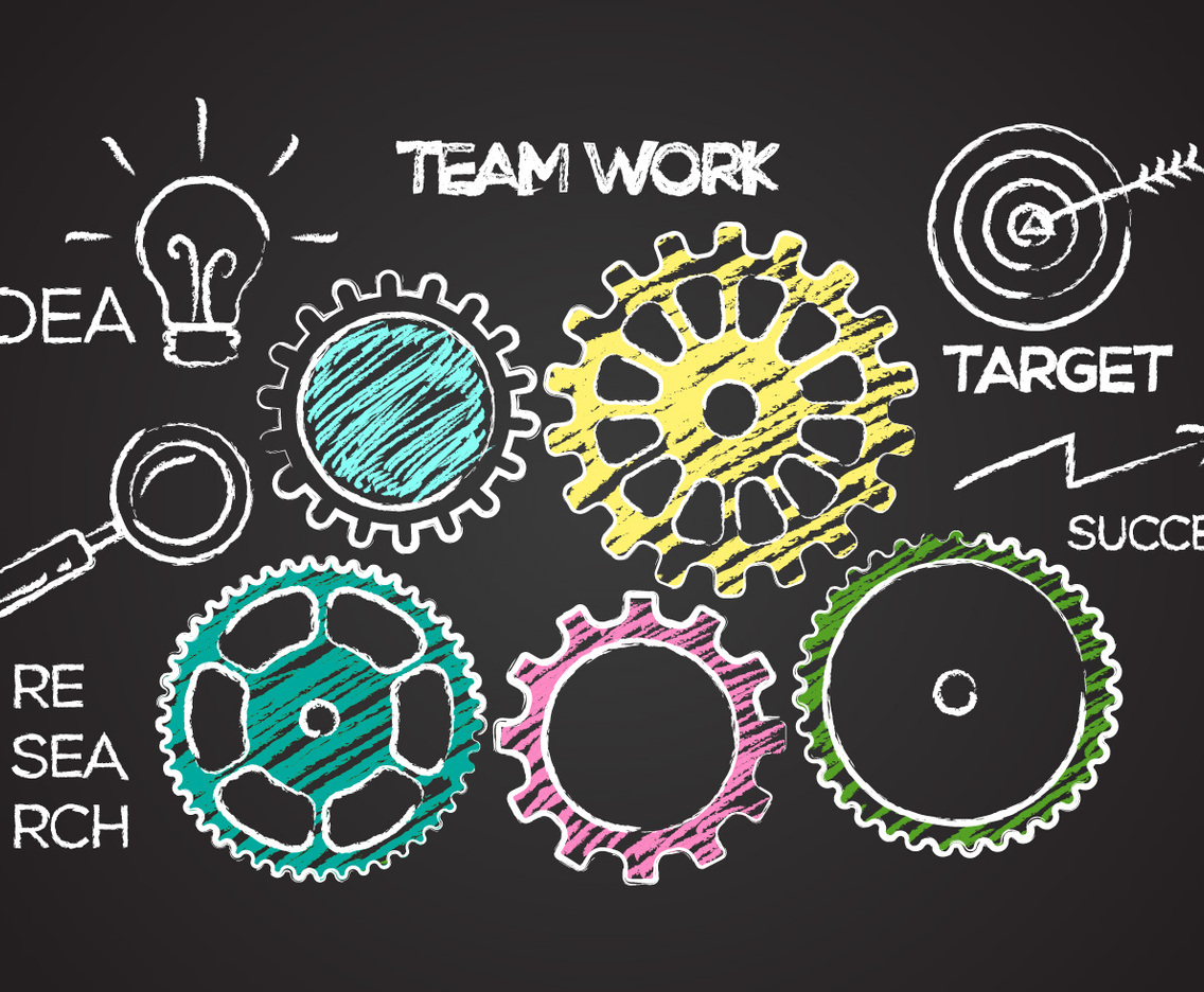 Free Team Work Concept Illustration Vector