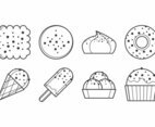 Free Sweet Dessert Icon Vector