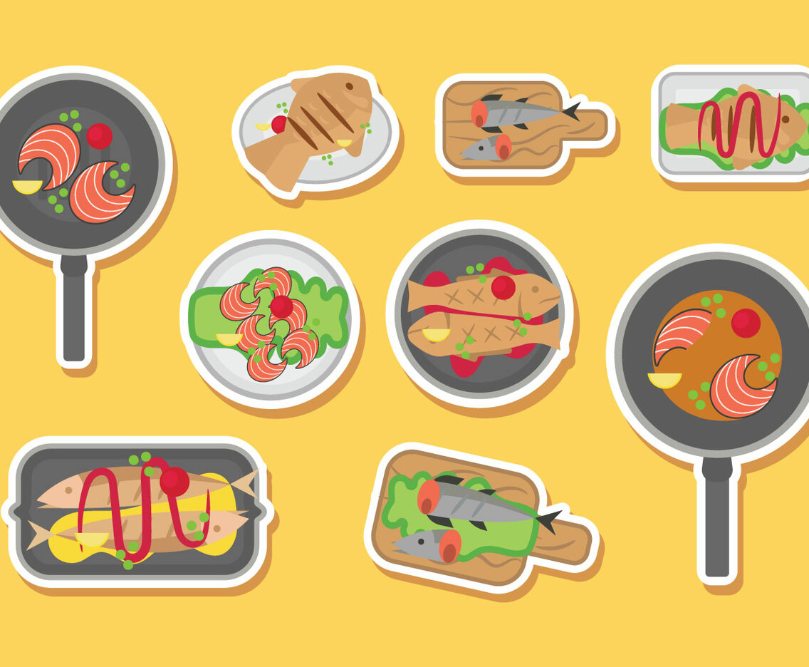 Free Fish Fry Vector