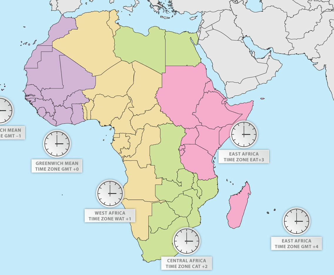 Africa Time Zones