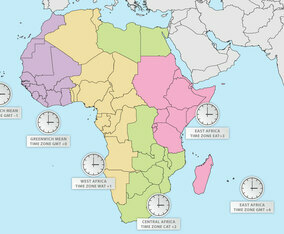 Africa Time Zones
