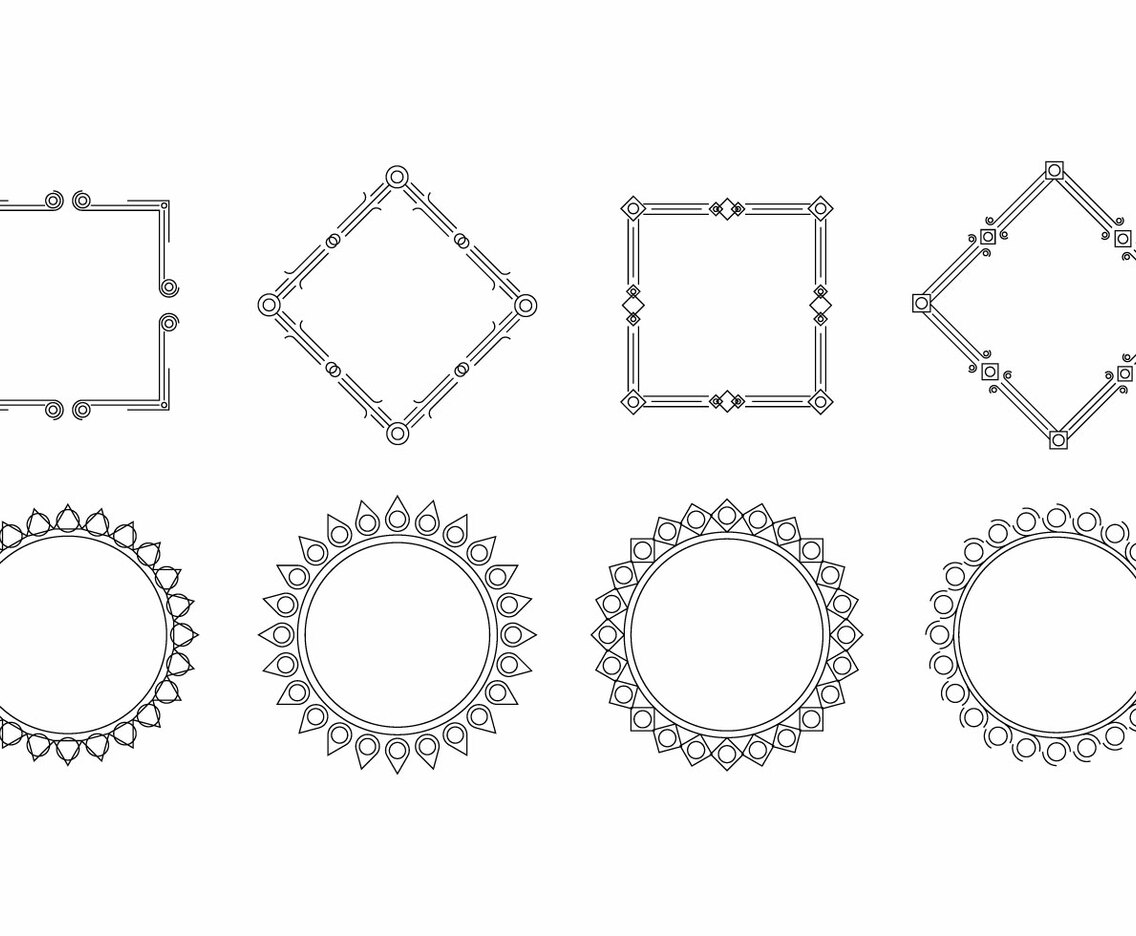 Free Cartouche Frame Vector