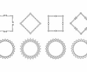 Free Cartouche Frame Vector