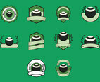 Lawn Bowls Vintage Templates Icon