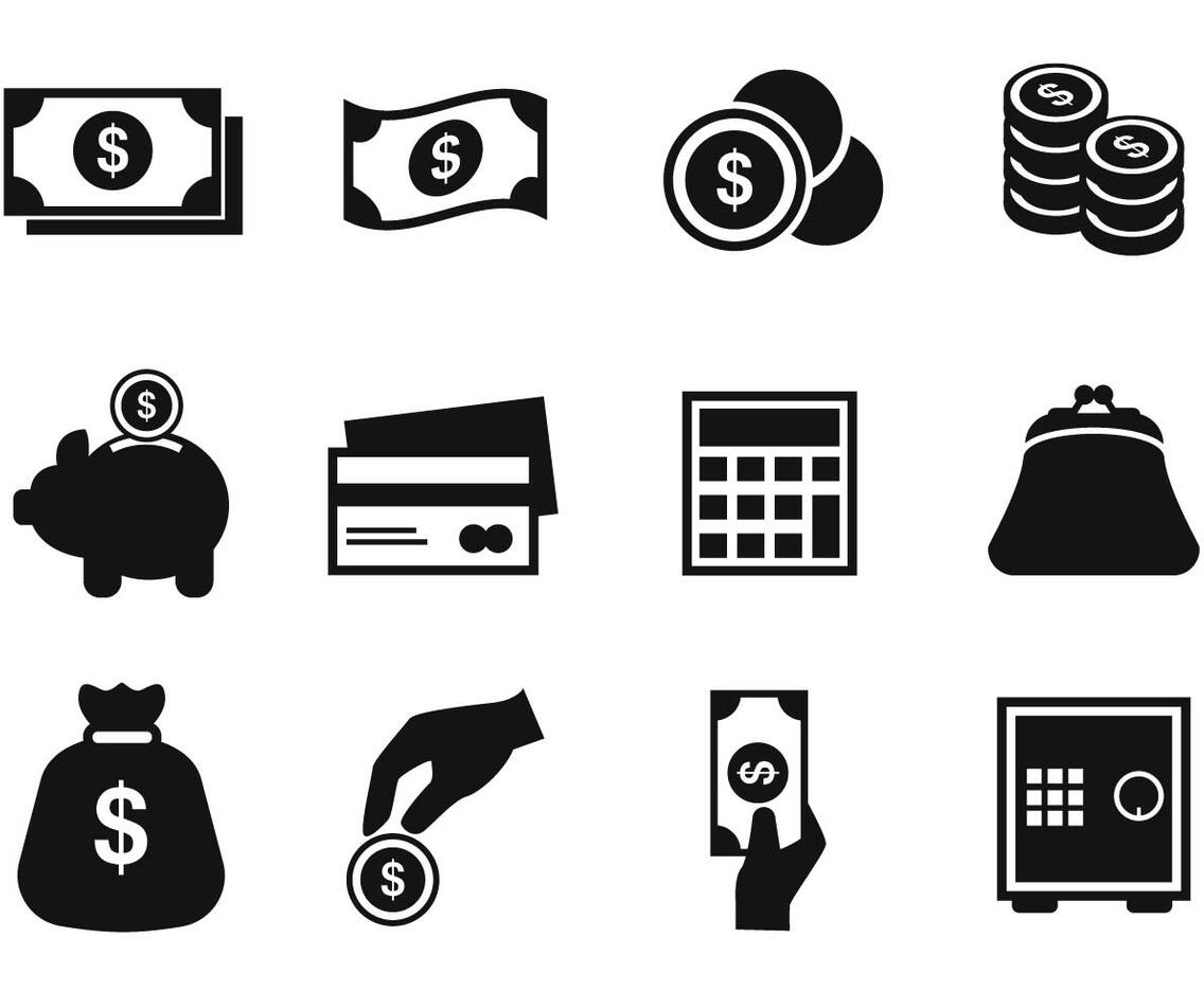 Free Money Icons Vector