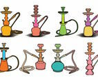 Nargile Icon Set