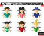 Mugshot Avatars Free Vector Pack