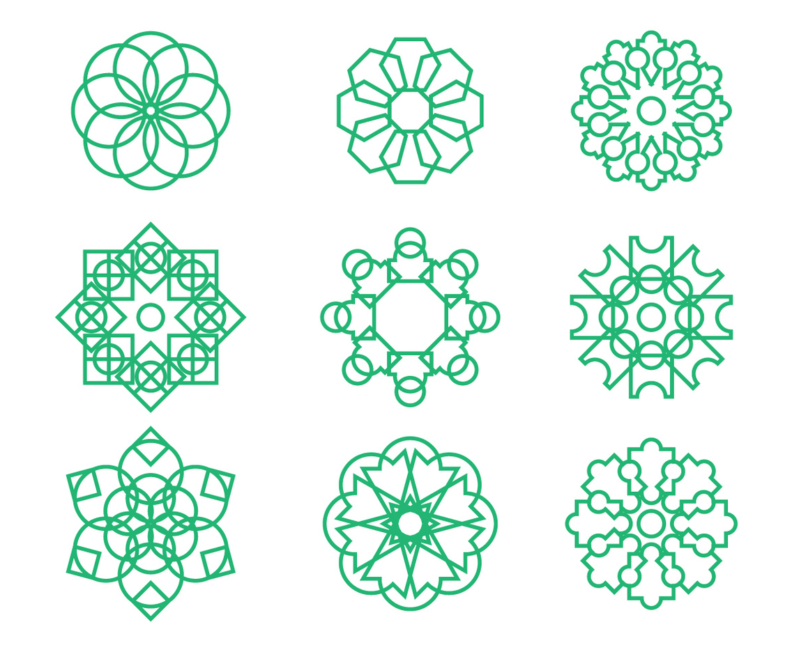 Free Arabesque Graphic Ornament Vectors
