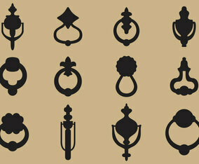 Door Knocker Silhouettes